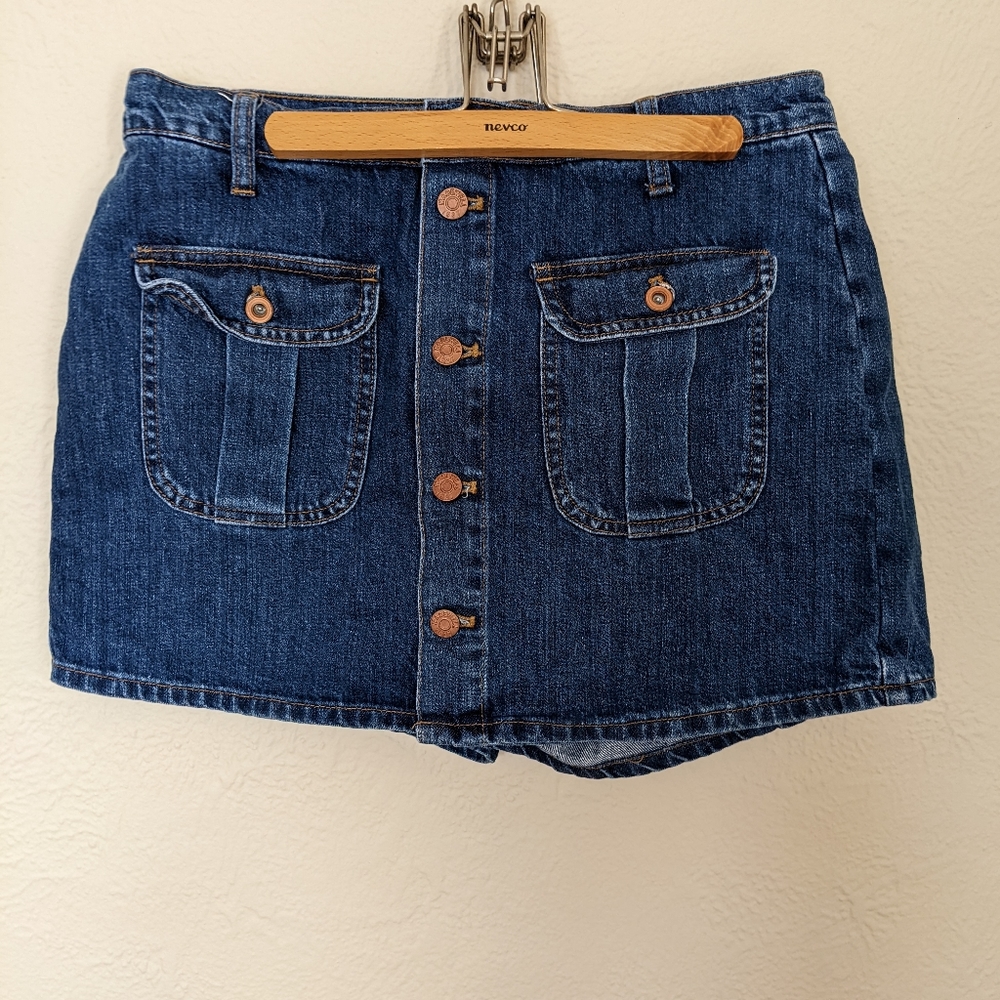 Madewell denim skort
